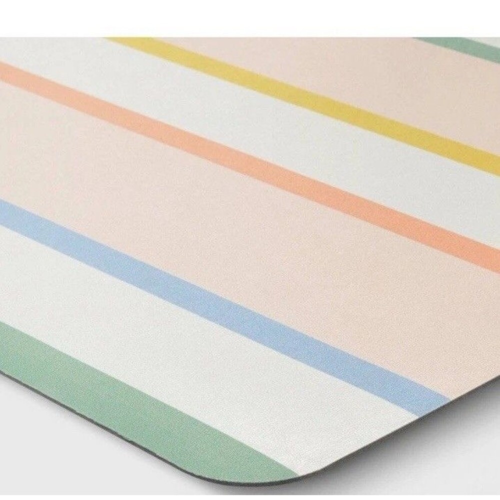 Room Essentials 2 Pack Rectangle Striped Kitchen Rug - Picture 3 of 7